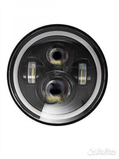 LED диодные фары на мотоцикл мопед