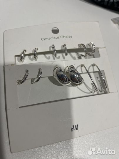 Серьги hm