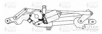 Стеклоочиститель в сборе VWA 080L4 startvolt