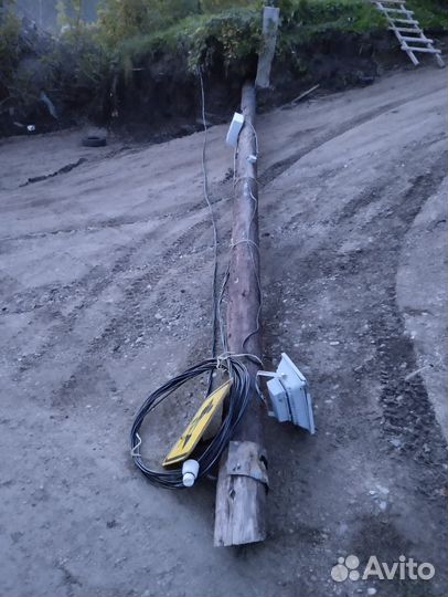 Столб опоры лэп