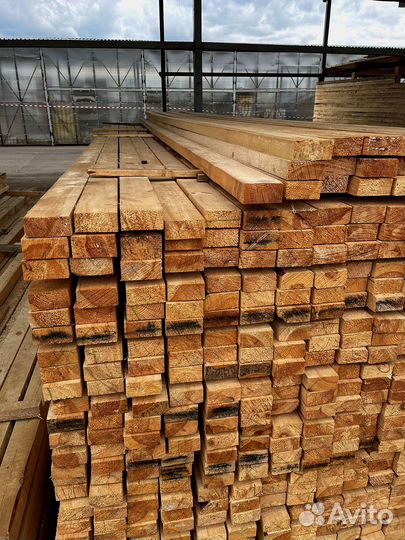 Доска обрезная 40х200х6000мм