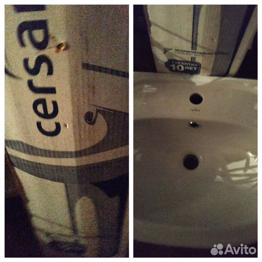 Раковина с пьедесталом новая