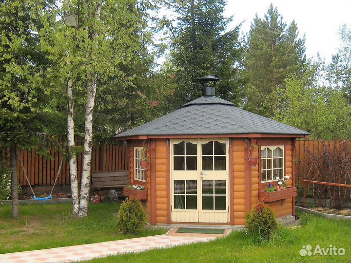 Беседка - гриль 9м2