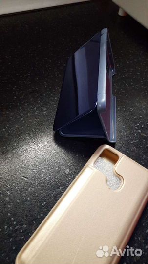 Стильный зеркальный флип кейс Samsung m-30s, m-21