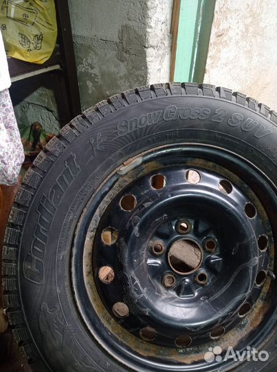 Зимняя резина r16 215/65 r16 Рено дастер 4шт