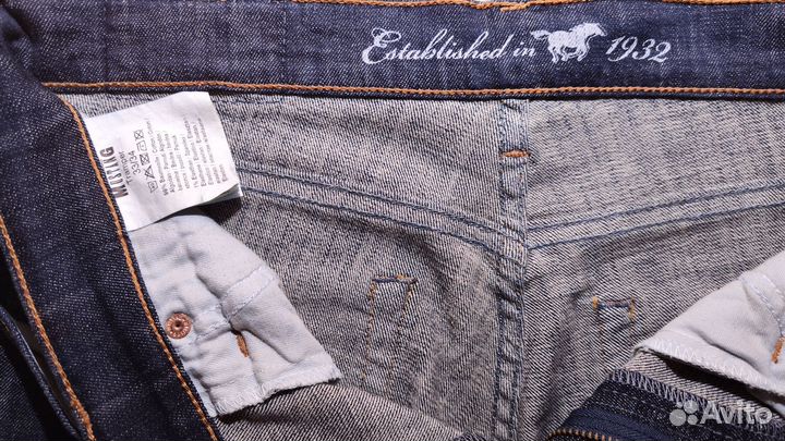Джинсы Mustang w33L34, новые. Пакистан