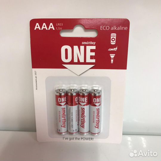 Батарейка алкалиновая SmartBuy AAA LR03