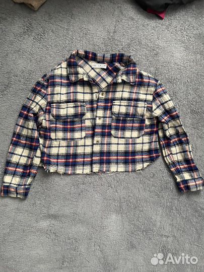 Рубашка zara для девочки 140