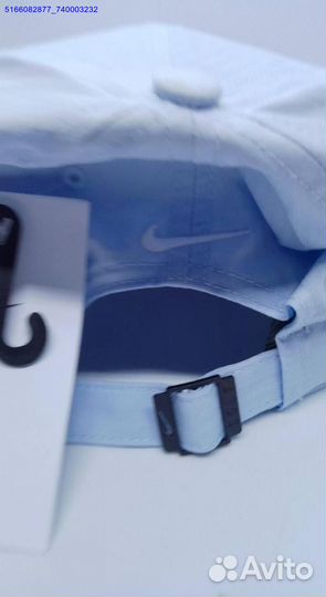Бейсболки nike бело-голубые (Арт.46964)