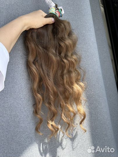 Кудри волны волосы натуральные для наращивания