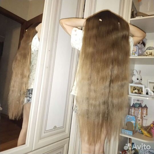 Волосы для наращивания 70 см славянка