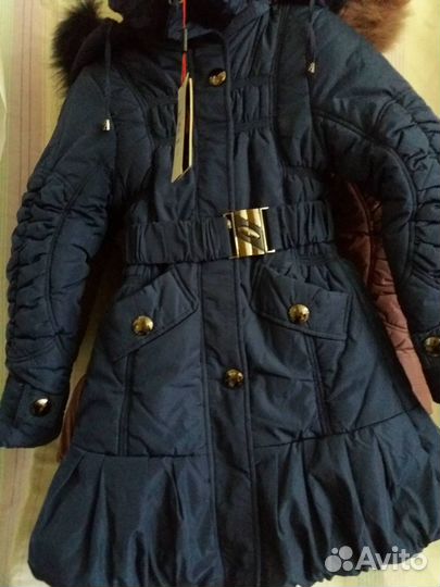 Пальто для девочки 134