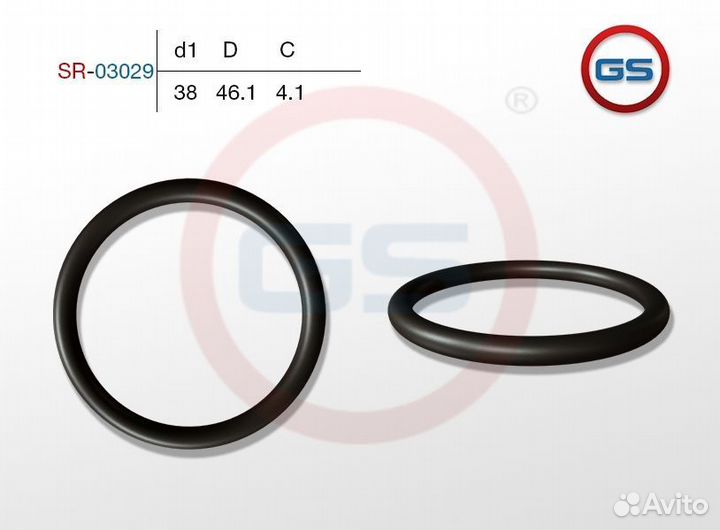 Резиновое кольцо 38*4.1
