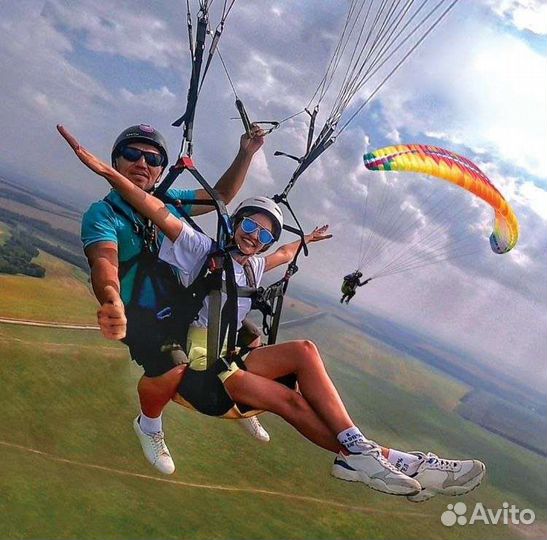 Полет на параплане. Сертификат. Подарок