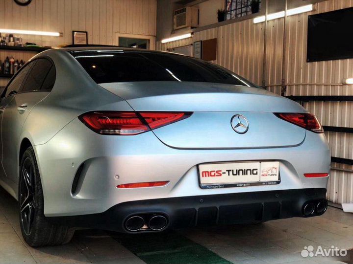 Диффузор + Black насадки CLS 53AMG C257