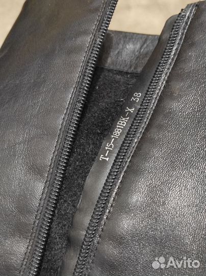 Сапоги женские натуральная кожа 38