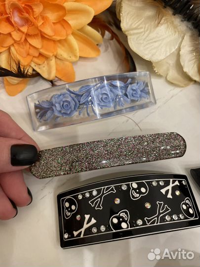 Заколки и резинки большие 11шт пакетом