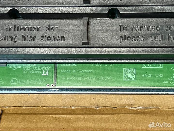 Siemens 6ES7 400-1JA01-0AA0 Rack, новый, 1 шт