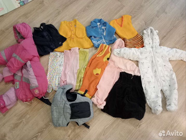 Вещи пакетом на девочку от 0 до 1 года