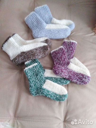 Пуховые носочки