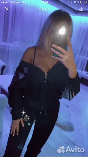 Костюм спортивный большой размер стразы турция