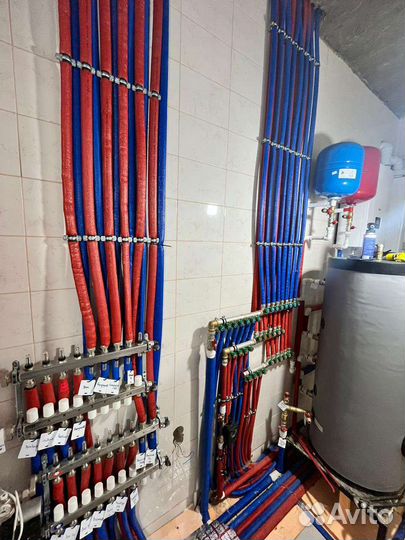 Монтаж экономичного отопления, услуги теплотехника