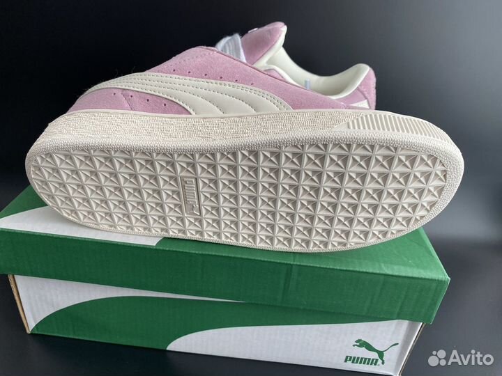 Дутыши puma suede xl розовые