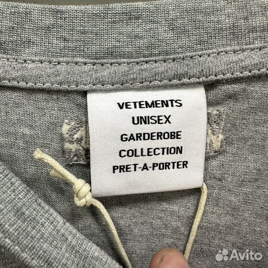 New rock x vetements футболка