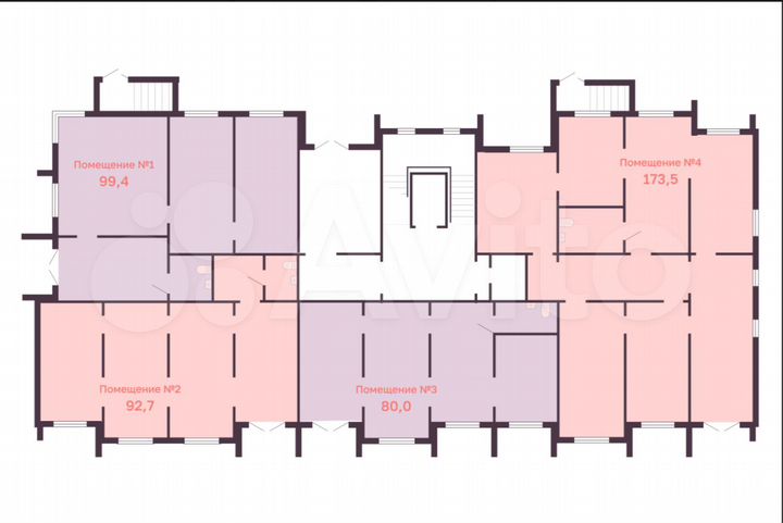 Продам помещение свободного назначения, 92-173 м²