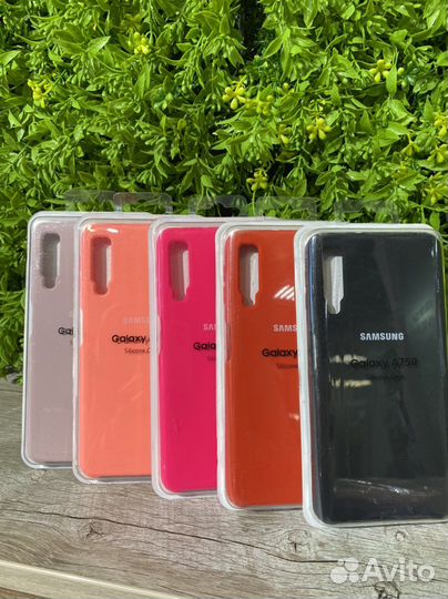 Чехол Silicone Case Samsung A7 2018
