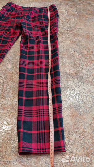 Летние женские брюки в клетку 46-48