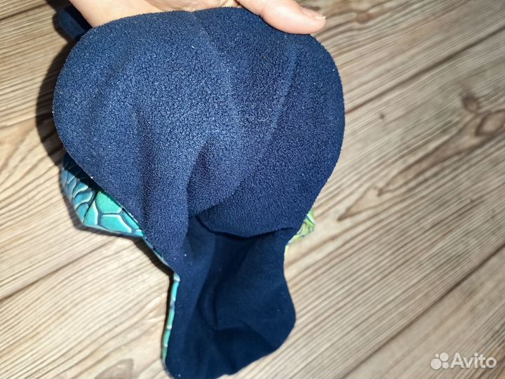 Шапка-шлем дино зимняя