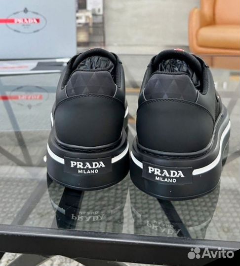 Кеды мужские Prada 3 D, кожа натуральная