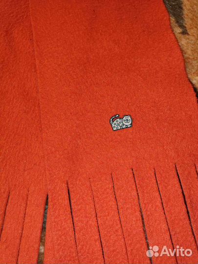 Шапка с шарфом детская