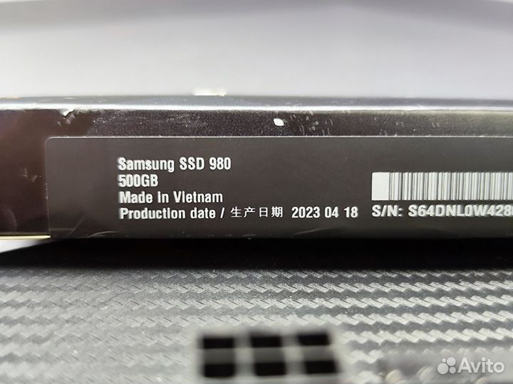 Ssd M.2 NVMe 500Gb Samsung 980 MZ-V8V500BW