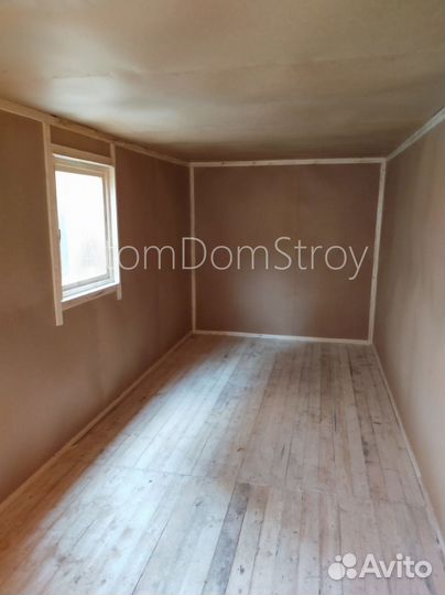 Вагончик бытовка строительная с установкой