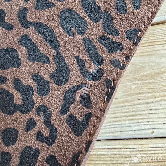 Сумка хобо The Row bindle замша леопард