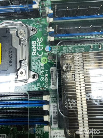 Сервер Supermicro(xeon e5 2686v4*2,128gb,600gb*2)