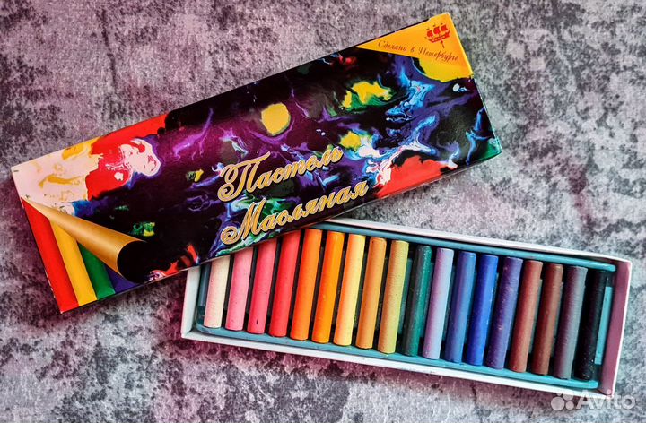 50 упаковок Пластилина 10 упаковок Пастели масл