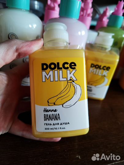 Dolce milk гель для душа, unicorns approve