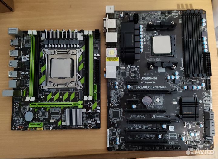 Материнские платы + процессоры