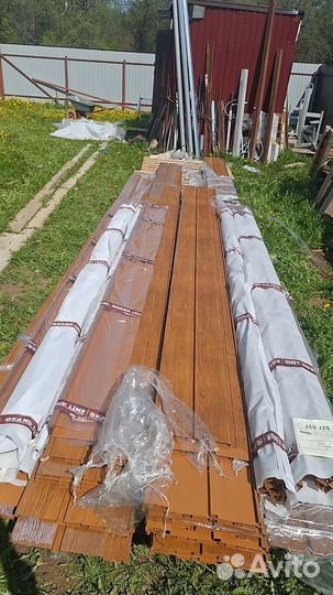 Сайдинг металлический брус