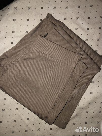 Легинсы Клеш бежевые 44