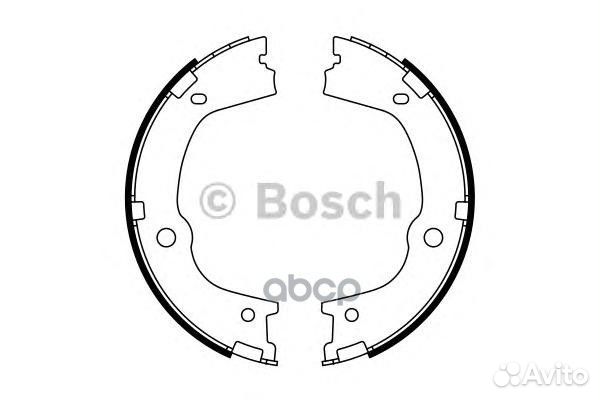 Колодки тормозные барабанные зад 098648777