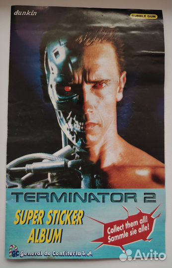 Альбом для наклеек Terminator 2