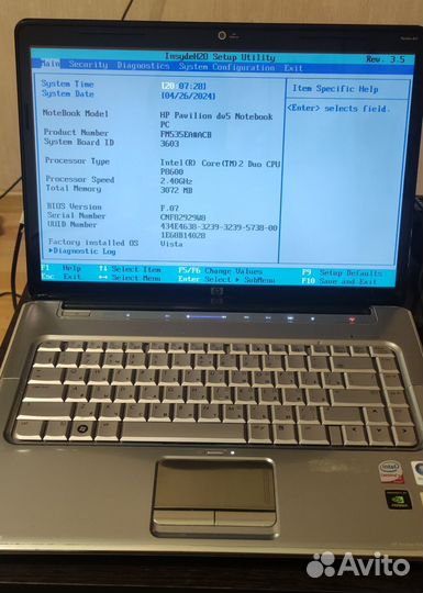 Ноутбук HP