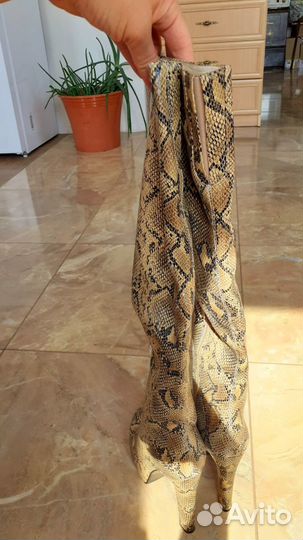 Сапоги кожанные