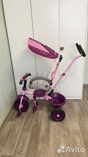 Детский велосипед с ручкой