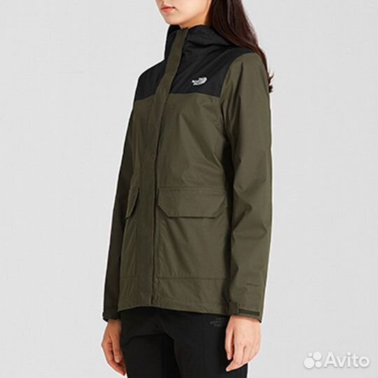 THE north face City Outdoor Collection Windbreaker Jackets Women's Olive Green (54 (XXL)