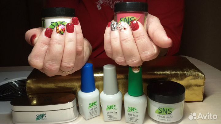 SNS покрытие геля и пудры без лампы